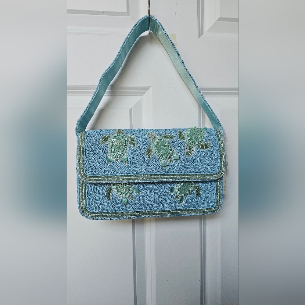 Viral Beaded Turtle Bag